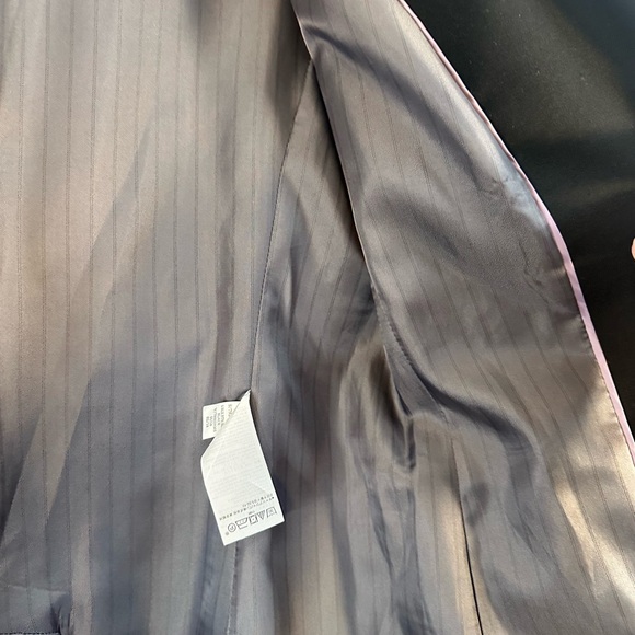 EUC Banana Republic Factory Sz 2 Small Black Blazer 2 Button Poly Rayon Womens - Picture 11 of 14